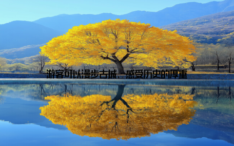 游客可以漫步古城, 感受历史的厚重