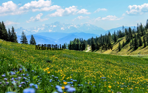 成都青城山、都江堰、青羊宫等