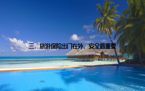 三、旅游保险出门在外, 安全最重要